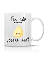 SO WHO WILL FUCK ME TODAY? - klasický biely keramický hrnček 300 ml SO WHO WILL FUCK ME TODAY? - klasický biely keramický hrnček 300 ml
