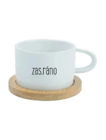 ZAS_RÁNO - biely pohár na makrónky 200 ml