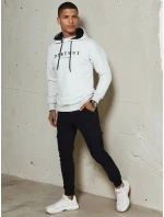 FashionStreet pánska svetlosivá mikina s potlačou BX5680