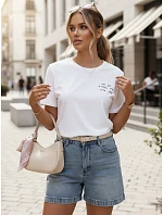 Tshirt damski biały model 22173025 - FashionStreet