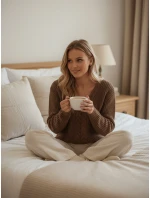 dámský svetr béžový Dstreet model 21982708 - FashionStreet