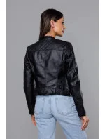 Ramones so stojanom, čierna ekokoža (AX-805)