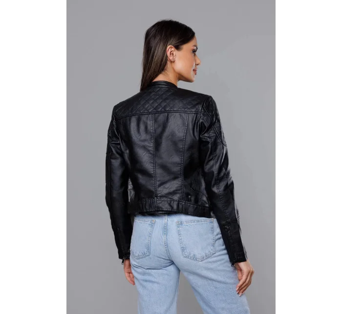 Ramones so stojanom, čierna ekokoža (AX-805)