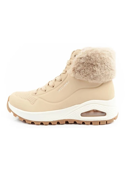 Uno model 21394757 dámská sportovní obuv zateplené boty zimní hnědé dámské - Skechers