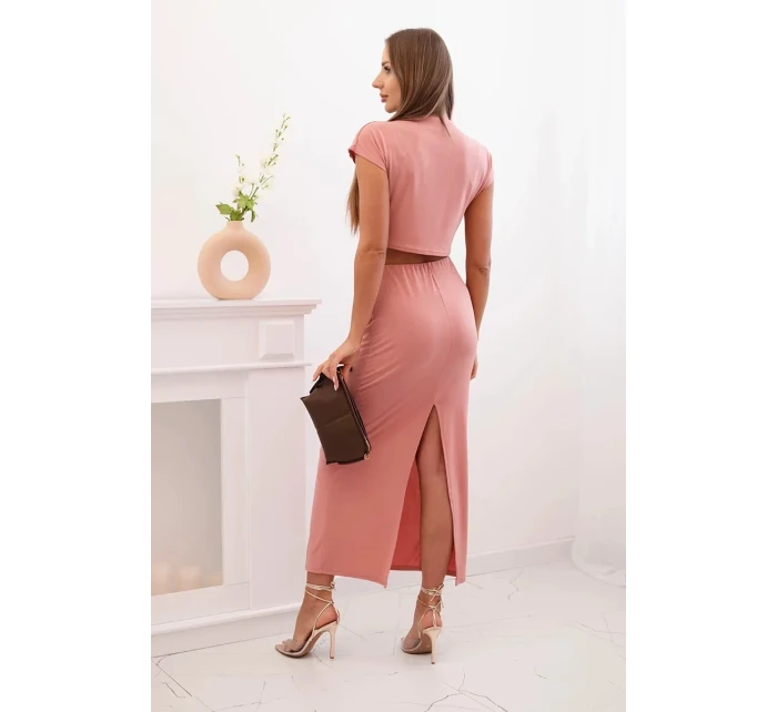 Dámský komplet s sponou a sukní tmavě růžový model 21043820 - K-Fashion Dámský komplet s sponou a sukní tmavě růžový model 21043820 - K-Fashion