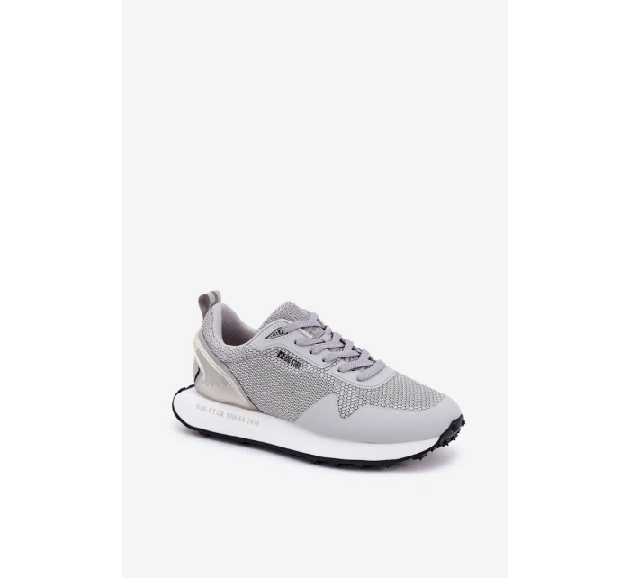 Pánské Tenisky Na Platformě Big Star model 21692136 HiPoly System Šedé - Big Star Shoes