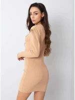 Šaty 269 SK model 14839950 velbloud - FPrice Šaty 269 SK model 14839950 velbloud - FPrice