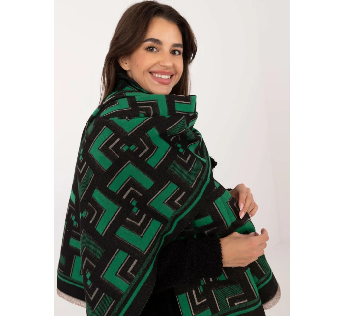 Šatka AT SZ 23158.32 čierna a zelená