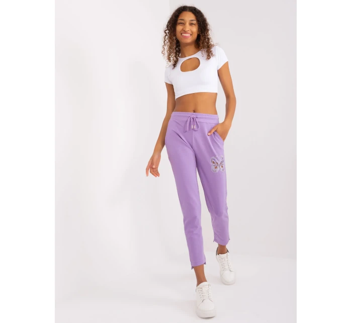 Tepláky RV DR 8835.10 fialových