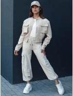 Dámská bunda bomber béžová Dstreet model 21975873 - FashionStreet