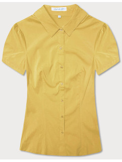Bluzka z krótkim rękawem żółta (SSD16212D)