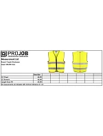 Vest Bezpečnostní vesta 64. yellow/black model 22463478 - ProJob