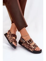 Dámské Sandály S Přezkami V Hnědé model 21687454 - Boto