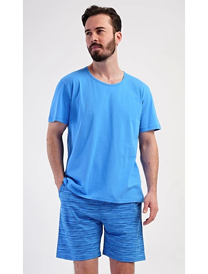 Pánské pyžamo šortky model 22407146 - Vienetta MAN Pánské pyžamo šortky model 22407146 - Vienetta MAN