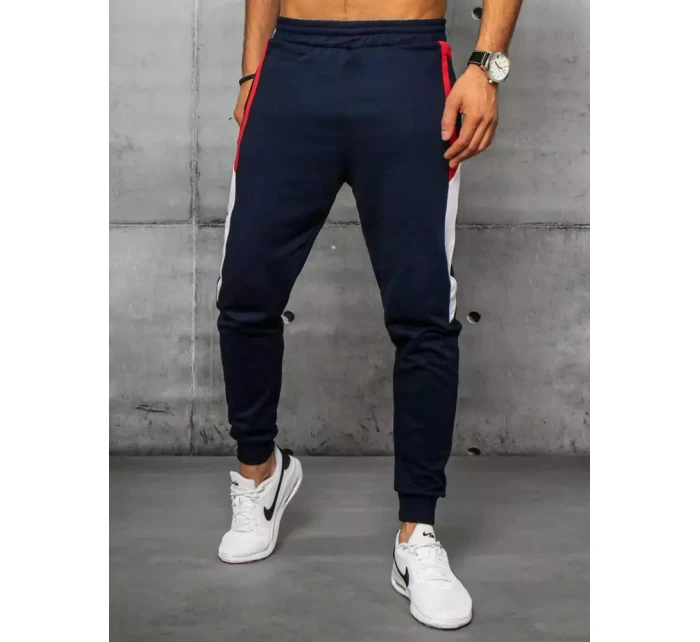 Pánské tmavě modré tepláky Dstreet model 21963047 - FashionStreet Pánské tmavě modré tepláky Dstreet model 21963047 - FashionStreet