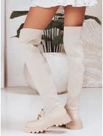 Dámské boty béžové Dstreet model 21995022 - FashionStreet