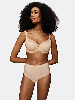 Dámska podprsenka BMU Illusion Curve Bra W01 - BROWN ecru 00NZ - TRIUMPH