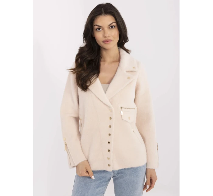 kurtka alpaka jasny beż model 21781315 - Factory Price kurtka alpaka jasny beż model 21781315 - Factory Price