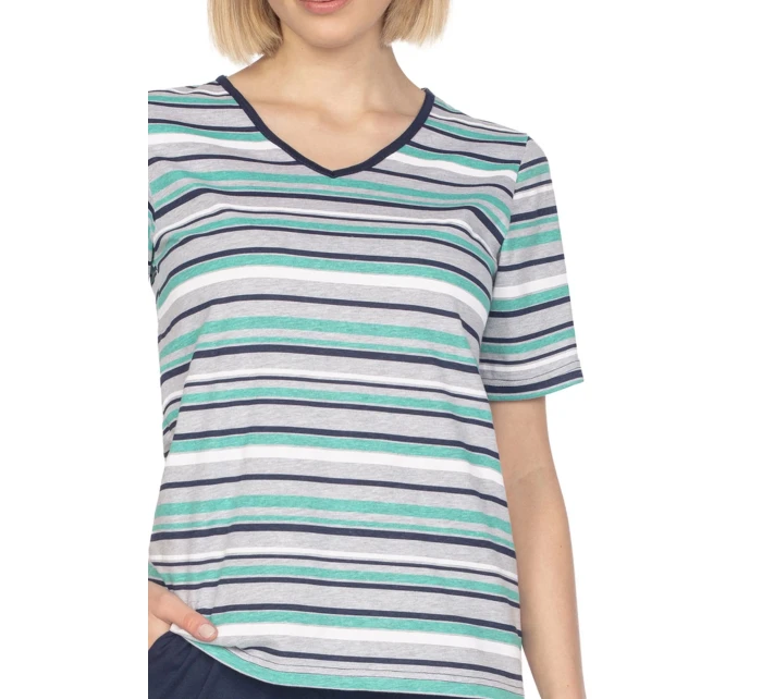 Dámske pyžamo 654 modré plus - REGINA