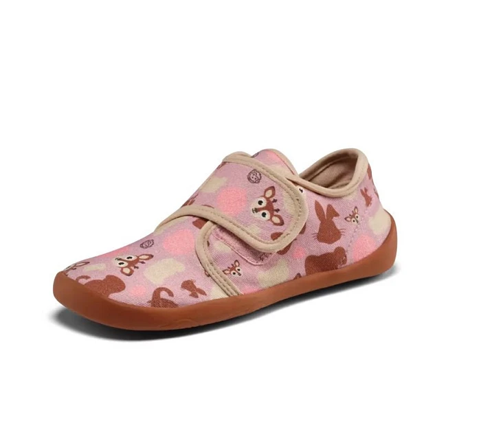 Affenzahn barefoot topánky Slipper Cotton Movy deer (01398-40141)