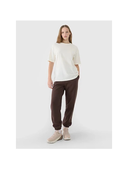 Dámské hladké tričko oversize model 21436828 - 4F