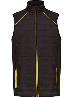 606 Pracovní hybridní vesta "DaytoDay" model 22431722 black/yellow - WK
