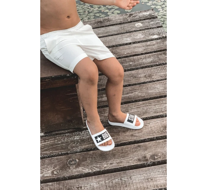 Klapki Dziecięce Big Star DD374151 Białe Klapki Dziecięce Big Star DD374151 Białe