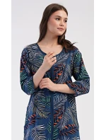 Dámske domáce šaty s trojštvrťovými rukávmi Barbara