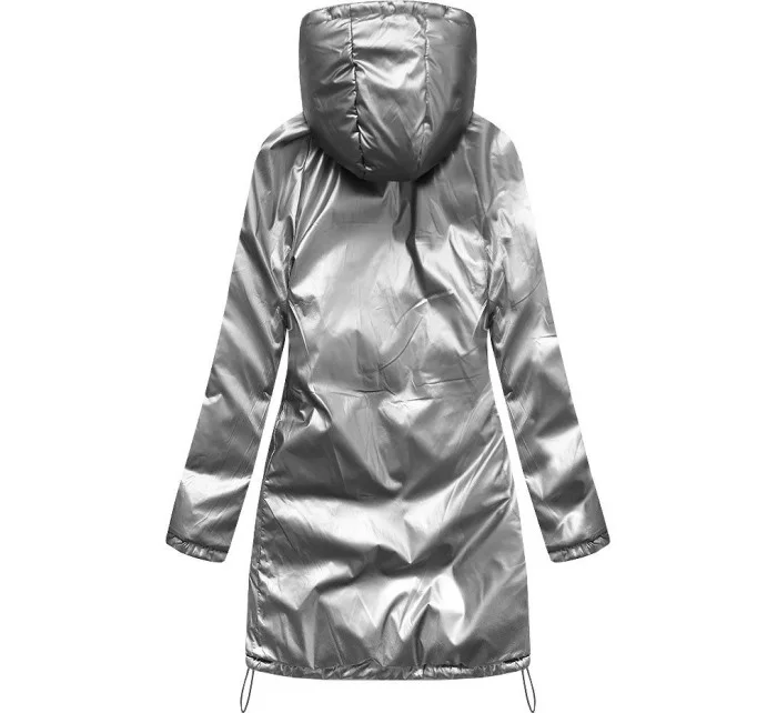 Čierna obojstranná dámska zimná bunda (1908)