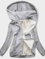 Dámska športová mikina svetlo šedá (W03-2)