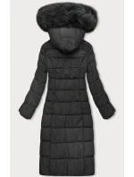 Dámska zimná bunda s kapucňou J Style graphite (16M9126-105)