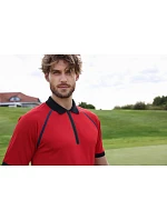 JN Dámské piqué polo se zipem 02. white/black model 22531380 - Daiber JN Dámské piqué polo se zipem 02. white/black model 22531380 - Daiber