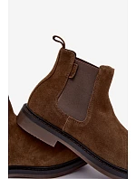 Kožené Zateplené Boty Pro Na Zip Big Star Černé model 22386501 - Big Star Shoes Kožené Zateplené Boty Pro Na Zip Big Star Černé model 22386501 - Big Star Shoes