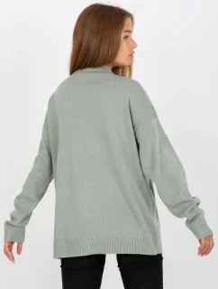 Dámsky sveter D90039W90818A3 svetlo zelený