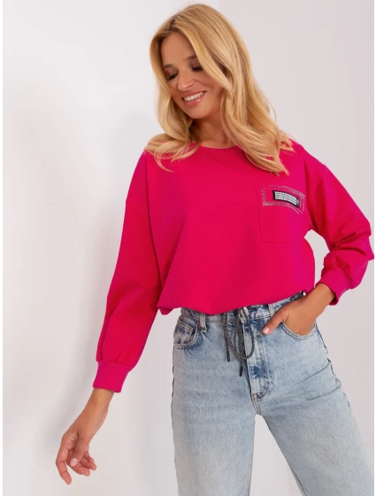 Bluzka RV BZ model 18785588 fuksjowy - FPrice Bluzka RV BZ model 18785588 fuksjowy - FPrice