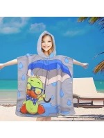 PončoBavlnené svetové detské plážové pončo s kapucňou 60x60 PončoBavlnené svetové detské plážové pončo s kapucňou 60x60