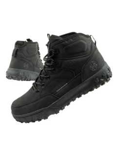 Lee Cooper pánske zimné trekingové zateplené členkové topánky čierne