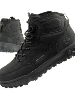 Lee Cooper pánske zimné trekingové zateplené členkové topánky čierne