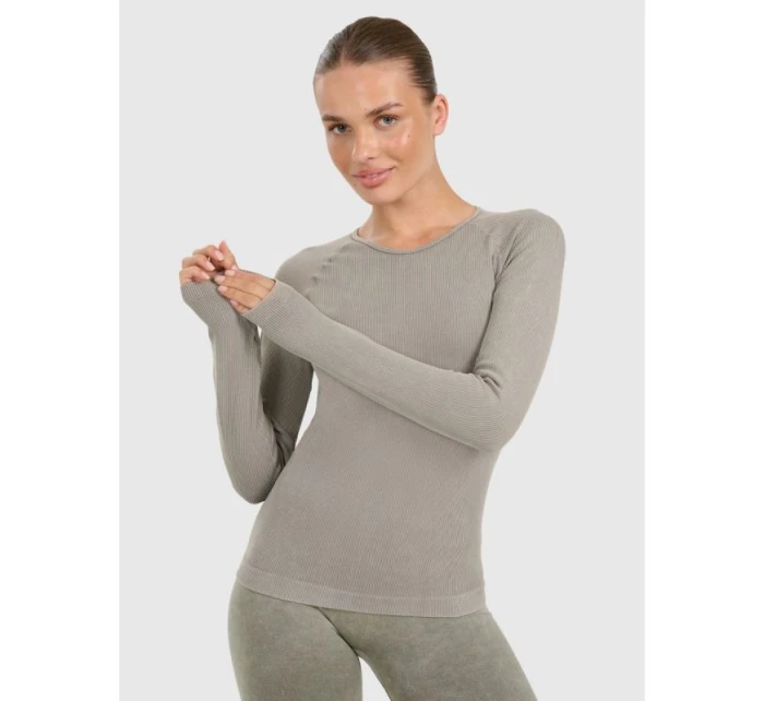 Dámske rýchloschnúce slim tričko na jogu a pilates s dlhým rukávom 4F 4FWAW25TFLOF429-41A dámske Dámske rýchloschnúce slim tričko na jogu a pilates s dlhým rukávom 4F 4FWAW25TFLOF429-41A dámske