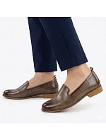 Dámske lakované topánky lords beige Potocki 19337