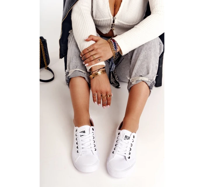 Dámské Tenisky BIG STAR model 21546330 Bíle - Big Star Shoes
