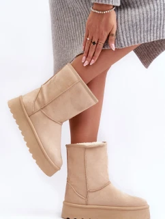 Dámské boty s kožešinou model 21635522 - Boto