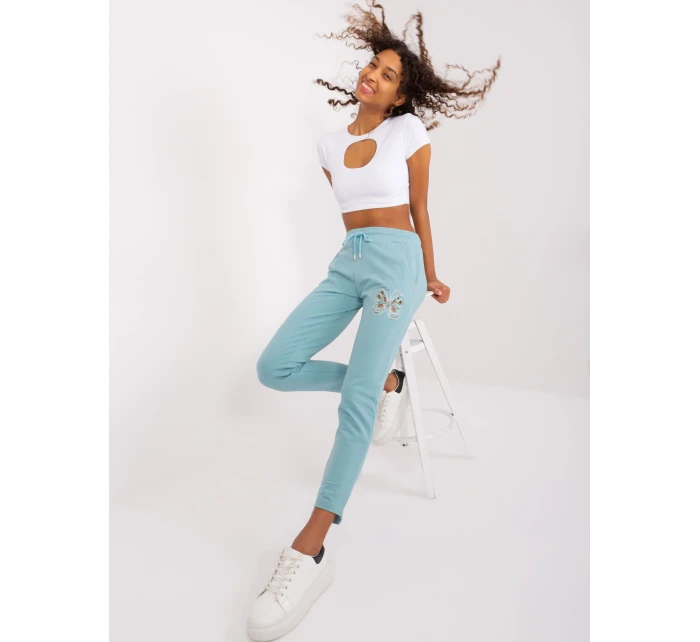 Spodnie dresowe RV DR model 20080866 mietowy - FPrice Spodnie dresowe RV DR model 20080866 mietowy - FPrice