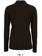 SOL'S Perfect LSL Women Dámske piqué polo s dlhým rukávom 25.2083 čierne