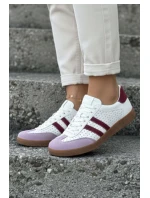 Kožené síťované dámské tenisky model 21935203 - Zazoo Kožené síťované dámské tenisky model 21935203 - Zazoo