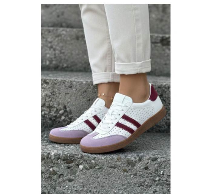 Kožené síťované dámské tenisky model 21935203 - Zazoo Kožené síťované dámské tenisky model 21935203 - Zazoo