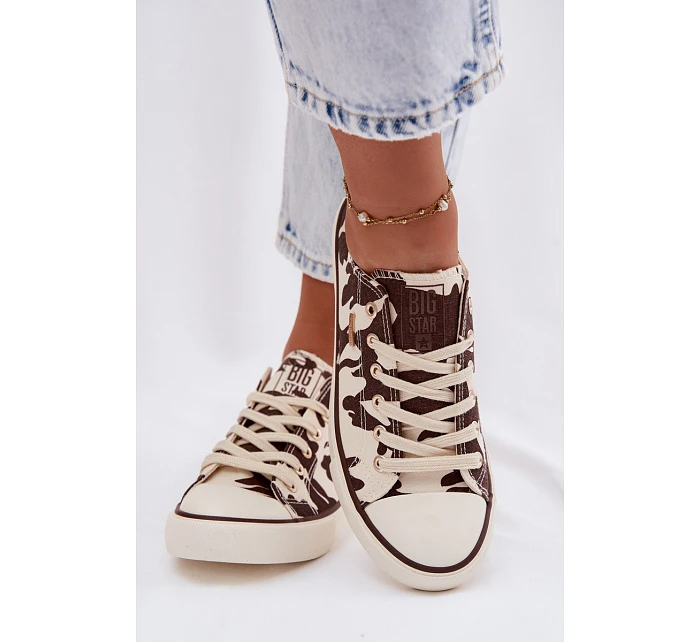 Dámské nízké tenisky Big Star TT274771 s výšivkou