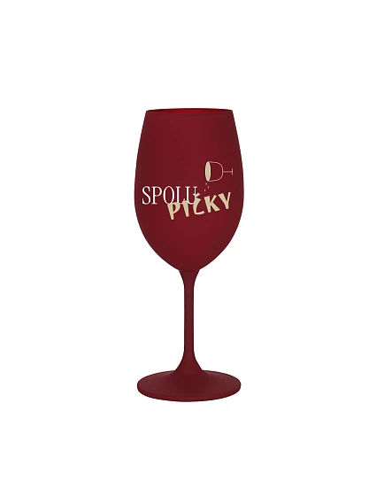 SPOLUPIČKY – bordó poháre na víno 350 ml