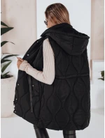Dámska prešívaná vesta WELIA black FashionStreet TY3294