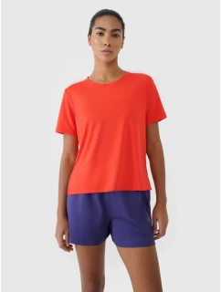 Dámske oversize rýchloschnúce tréningové tričko 4F 4FRSS25TFTSF1236-62S